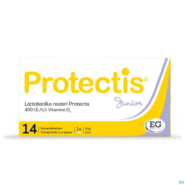 Packshot Protectis Junior Kauwtabletten 14 Packshot Protectis Junior Kauwtabletten 14