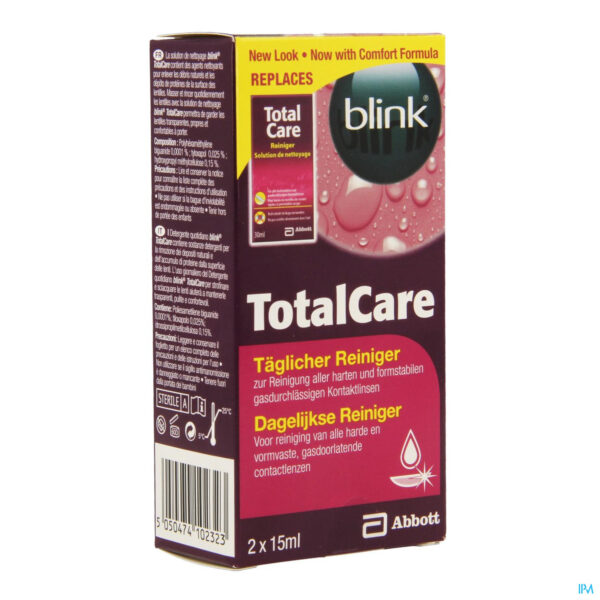 Packshot Blink Totalcare Dagelijkse Reiniger 2x15ml