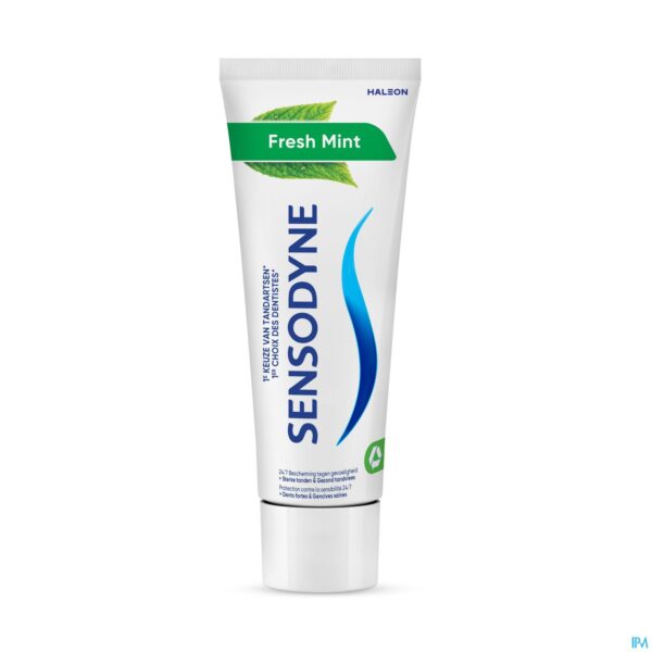Productshot Sensodyne Fresh Mint Tandpasta 75ml Nf Productshot Sensodyne Fresh Mint Tandpasta 75ml Nf