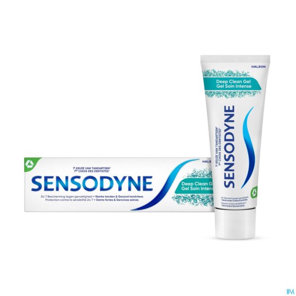 Productshot Sensodyne Deep Clean Gel Tandpasta Tube 75ml Nf