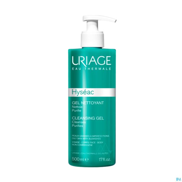 Packshot Uriage Hyseac Reinigende Gel 500ml Nf