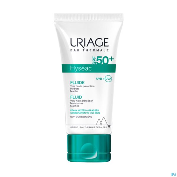 Packshot Hyseac Fluide Matifiant Spf50+ 50ml