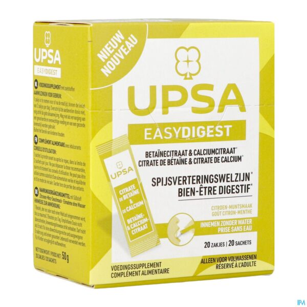 Packshot Upsa Easydigest Zakje 20