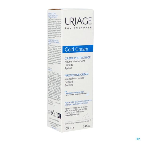 Packshot Uriage Cold Cream Protectrice 100ml Packshot Uriage Cold Cream Protectrice 100ml