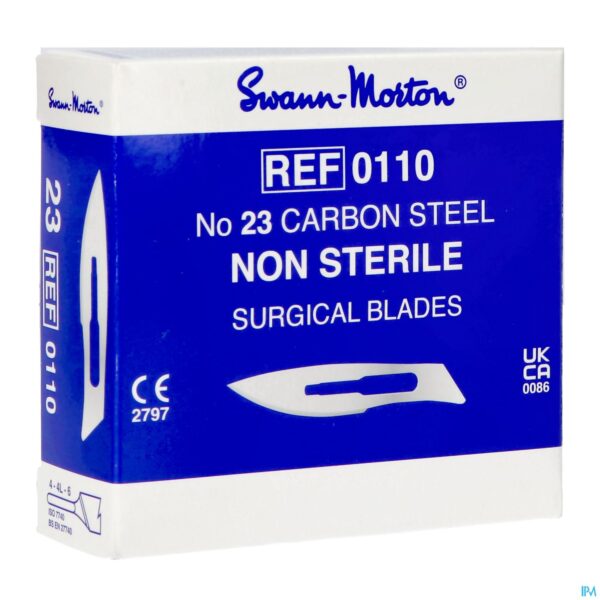 Packshot Swann-morton N/st Scalpelmesjes N23 100 Consulta