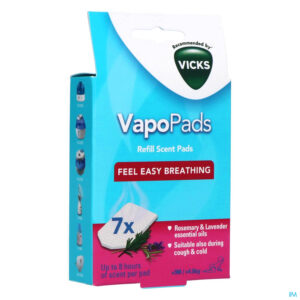 Packshot Vicks Vbr7e Paediat.comf.vapopads Rosmary-lavend 7