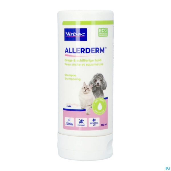 Packshot Allerderm Dry Skin Sh Hond&kat 250ml