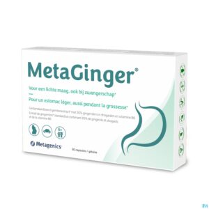 Packshot Metaginger V2 Caps 30 Metagenics