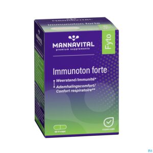 Packshot Mannavital Immunoton Forte V-caps 60