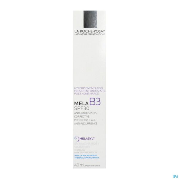 Packshot Lrp Mela B3 Spf30 Creme Soin 40ml