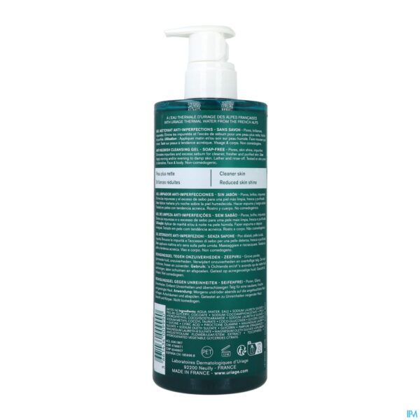 Packshot Uriage Hyseac Reinigende Gel 500ml Nf