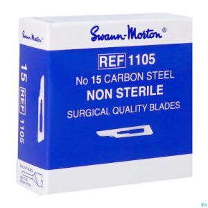 Packshot Swann-morton N/st Scalpelmesjes N15 100 Consulta