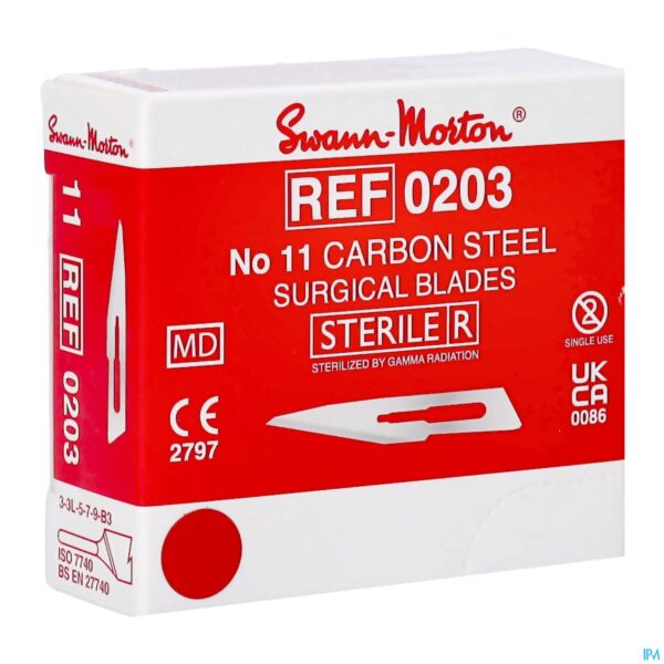 Packshot Swann-morton St Scalpelmesjes N11 100 Consulta