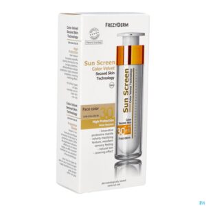 Packshot Frezyderm Sunscreen Velvet Color Face Spf30 50ml
