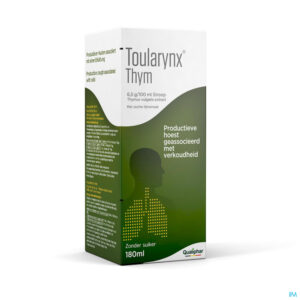 Packshot Toularynx Thym 180 ml siroop