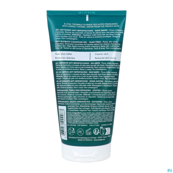 Packshot Uriage Hyseac Reinigende Gel 150ml