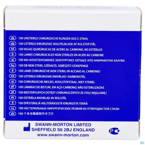 Packshot Swann-morton N/st Scalpelmesjes N21 100 Consulta