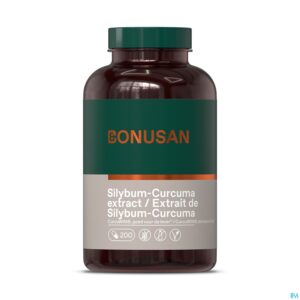 Packshot Silybum Curcuma Caps 200 Bonusan