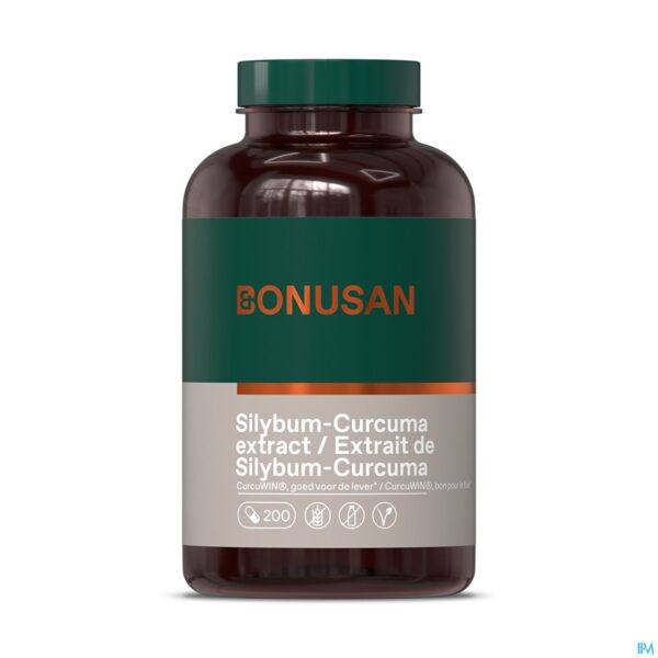 Packshot Silybum Curcuma Caps 200 Bonusan