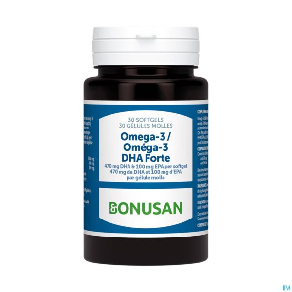 Packshot Omega 3 Dha Forte Softcaps 30 Bonusan