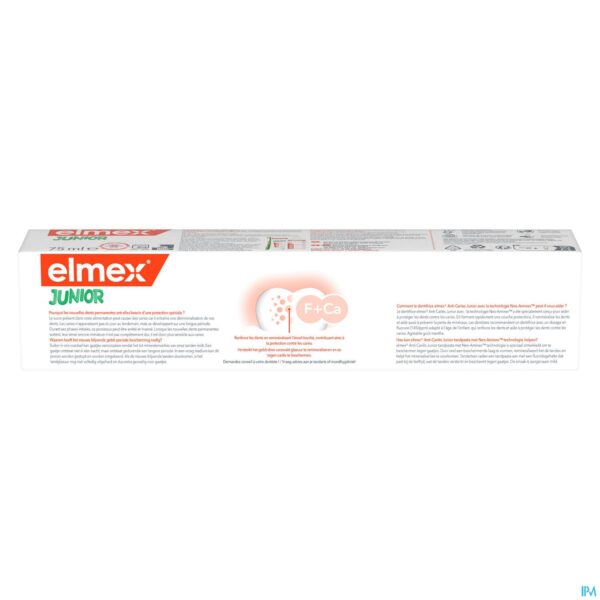 Packshot Elmex A/caries Junior Tandpasta 75ml