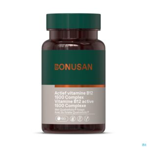 Packshot Vitamine B12 Actief 1500mcg Tabl 180 Bonusan