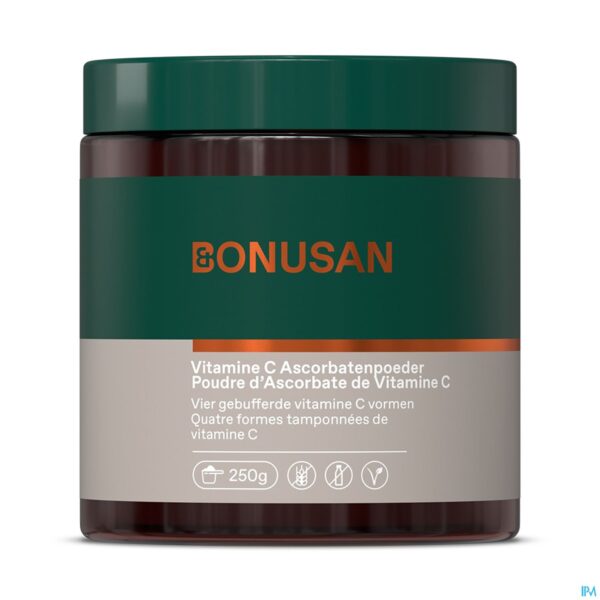 Packshot Vitamine C Ascorbatenpdr 250g Bonusan Packshot Vitamine C Ascorbatenpdr 250g Bonusan