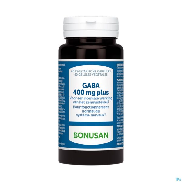 Packshot Gaba 400mg Plus Caps 60 Bonusan