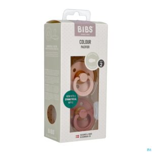 Packshot Bibs 2 Fopspeen Symmetric Duo Blush/woodchuck 2
