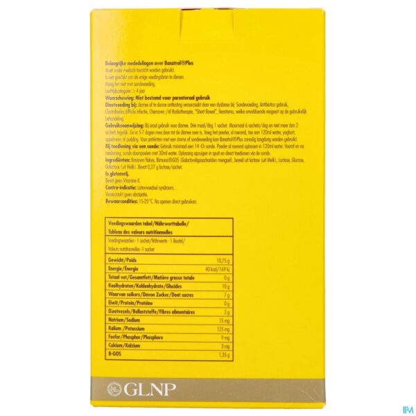 Packshot Banatrol Plus Banaan Sach 25x10,75g Packshot Banatrol Plus Banaan Sach 25x10,75g