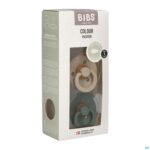 Packshot Bibs 1 Fopspeen Symmetric Duo Vanilla/pine 2