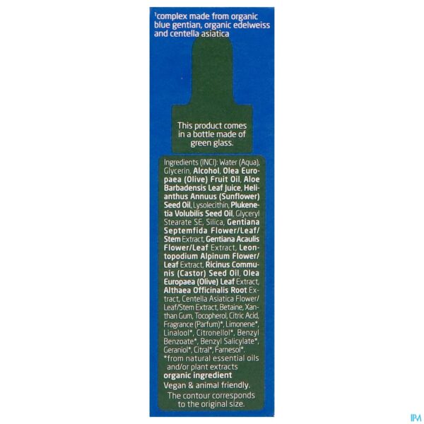 Packshot Weleda Blauwe Gentiaan & Edelweiss Serum 30ml