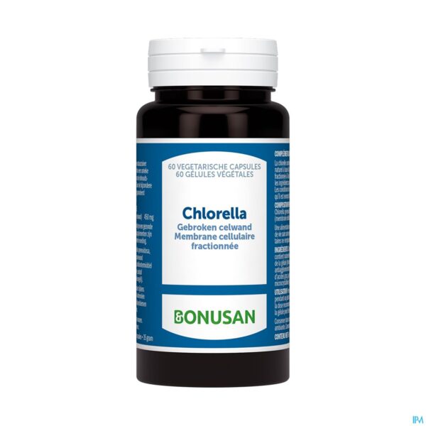 Packshot Chlorella Caps 60 Bonusan