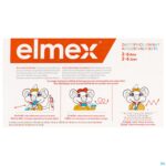 Packshot Elmex Kindertandpasta 2-6j 2x50ml