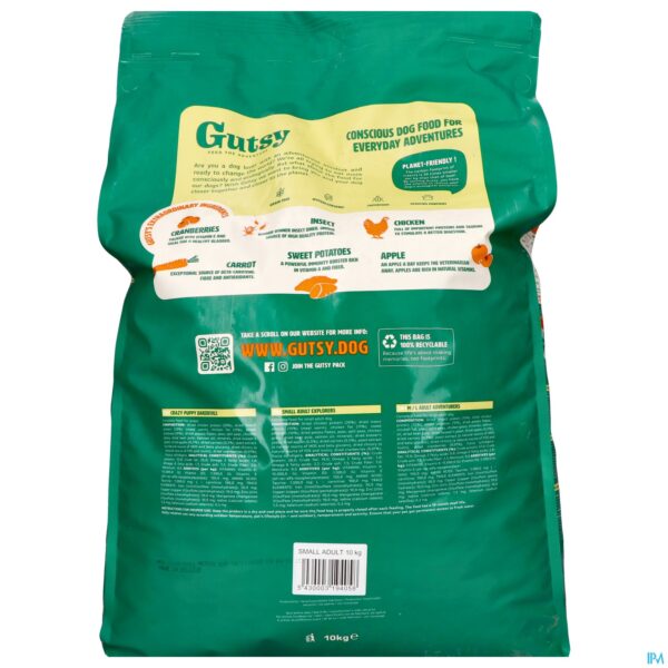 Packshot Gutsy Chicken Munchies Small Adult 10kg