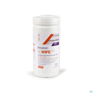 Packshot Bossklein V-wipe Zero Classic Desinf. Doekjes 200