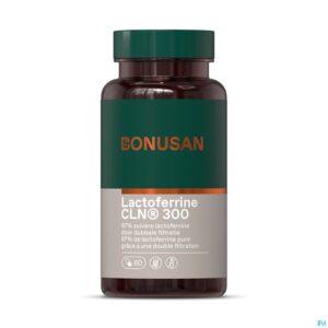 Packshot Lactoferrine Cln 300mg Caps 60 Bonusan