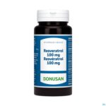 Packshot Resveratrol 100mg Caps 60 Bonusan