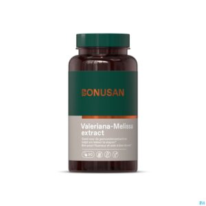 Packshot Valeriana Melissa Extract Caps 90 Bonusan