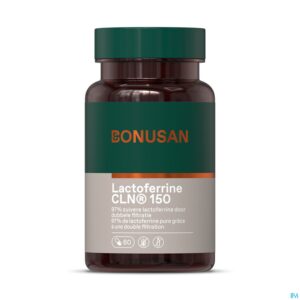 Packshot Lactoferrine Cln 150mg Caps 60 Bonusan