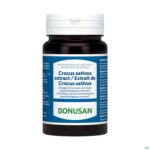 Packshot Crocus Sativus Extract Caps 60 Bonusan Packshot Crocus Sativus Extract Caps 60 Bonusan