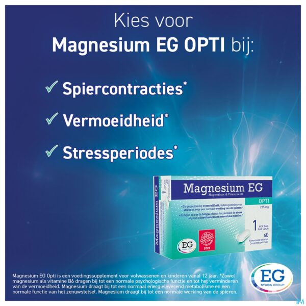 Lifestyle_image Magnesium EG Opti 225Mg Tabl 60 Lifestyle_image Magnesium EG Opti 225Mg Tabl 60
