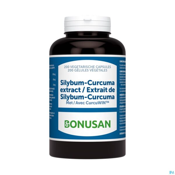 Packshot Silybum Curcuma Caps 200 Bonusan