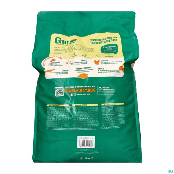 Packshot Gutsy Chicken Munchies Small Adult 10kg