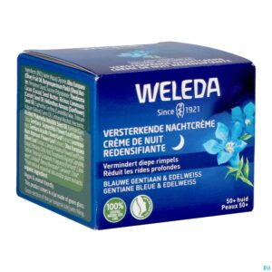 Packshot Weleda Blauwe Gentiaan & Edelweiss Nacht Cr 40ml