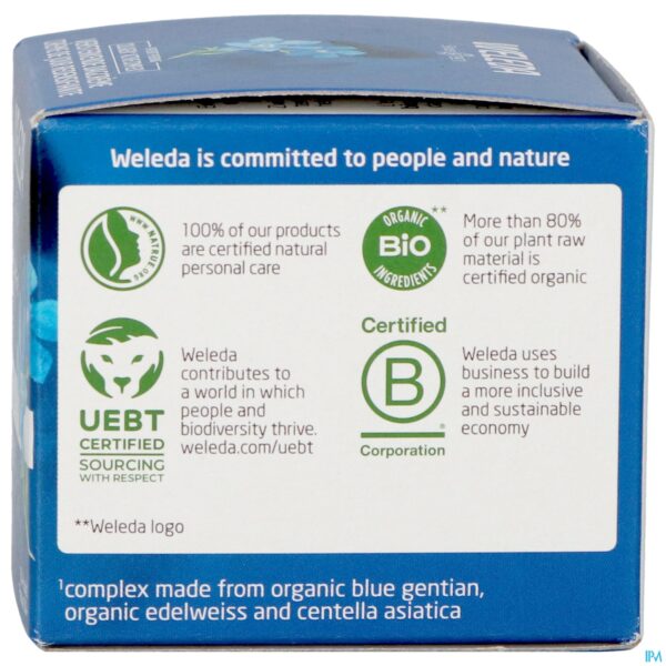 Packshot Weleda Blauwe Gentiaan & Edelweiss Dag Cr 40ml