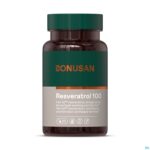 Packshot Resveratrol 100mg Caps 60 Bonusan