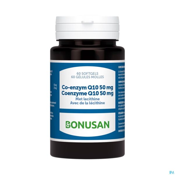 Packshot Co-enzym Q10 Softcaps 60 Bonusan