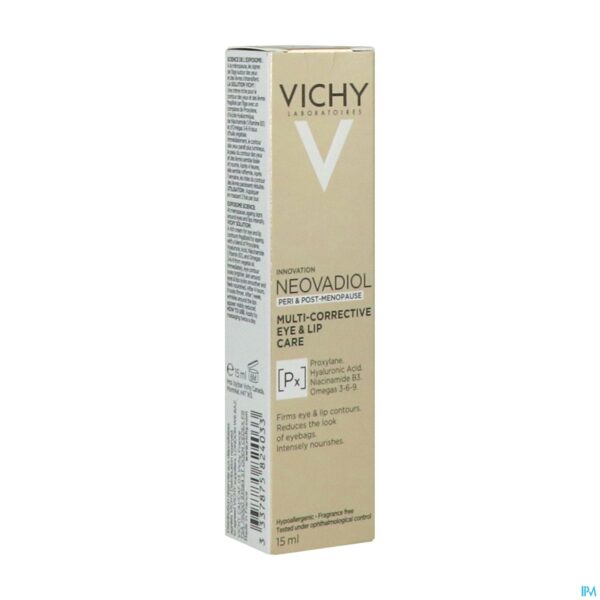 Packshot Vichy Neovadiol Peri Post Meno Eye Lip Care 15ml