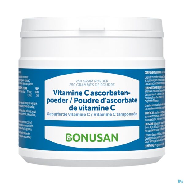 Packshot Vitamine C Ascorbatenpdr 250g Bonusan